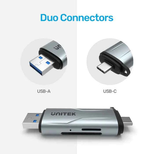 Unitek 2合1 SD USB-C / USB 3.0 讀卡器 #R1010A