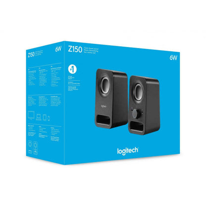 Logitech z150 立體聲多媒體揚聲器 (黑色)