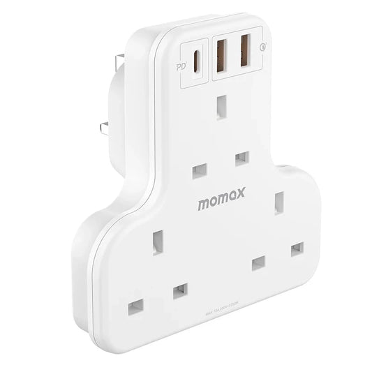 MOMAX OnePlug PD20W 2A1C 3位T型插座#US6