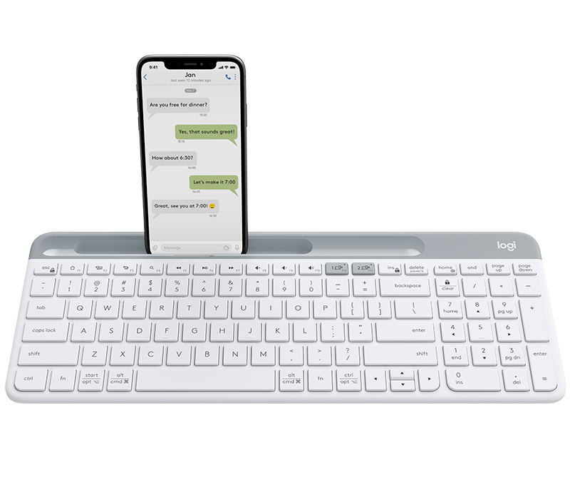 Logitech K580 Slim English Multi-tasking Wireless Keyboard