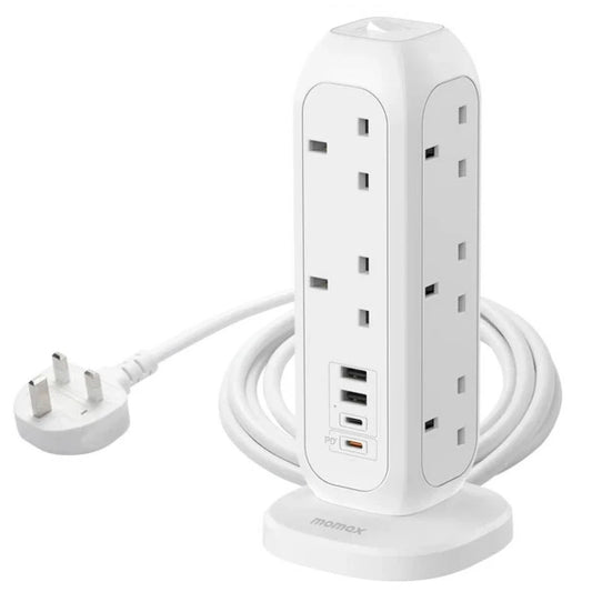 MOMAX OnePlug PD20W 2A2C 11位拖板