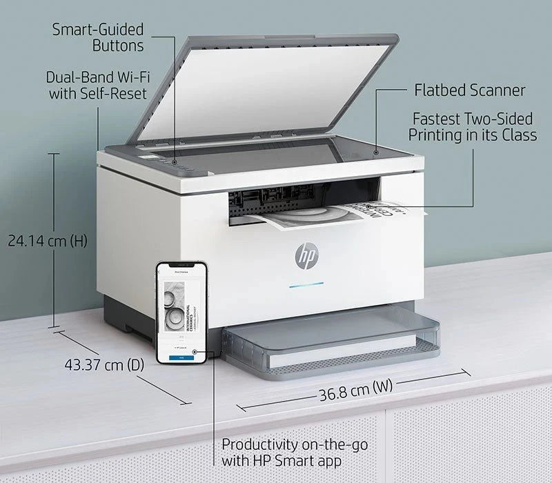 HP LaserJet MFP M236dw 無線三合一鐳射打印機 #9YF95A