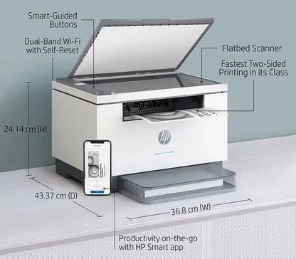 HP LaserJet MFP M236dw 無線三合一鐳射打印機 #9YF95A