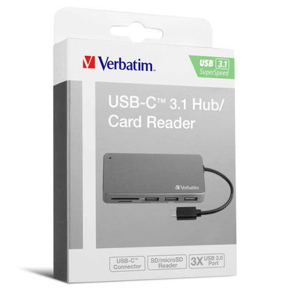Verbatim USB 3.1 Type-C 讀卡器 #65679