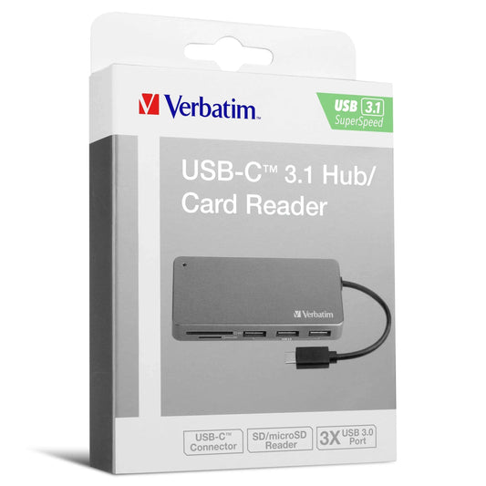 Verbatim USB 3.1 Type-C 讀卡器 #65679