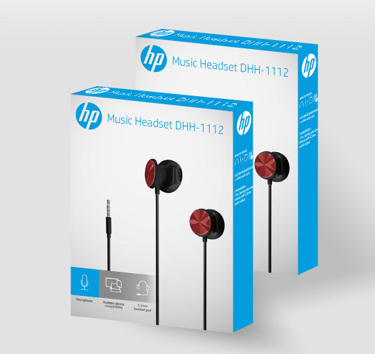 HP DHH-1112 有線入耳式降噪耳機麥克風