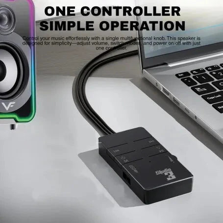 Vinnfier - Studio 3 藍牙 5.4 +有線USB兩用RGB喇叭