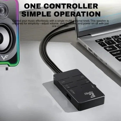 Vinnfier - Studio 3 藍牙 5.4 +有線USB兩用RGB喇叭