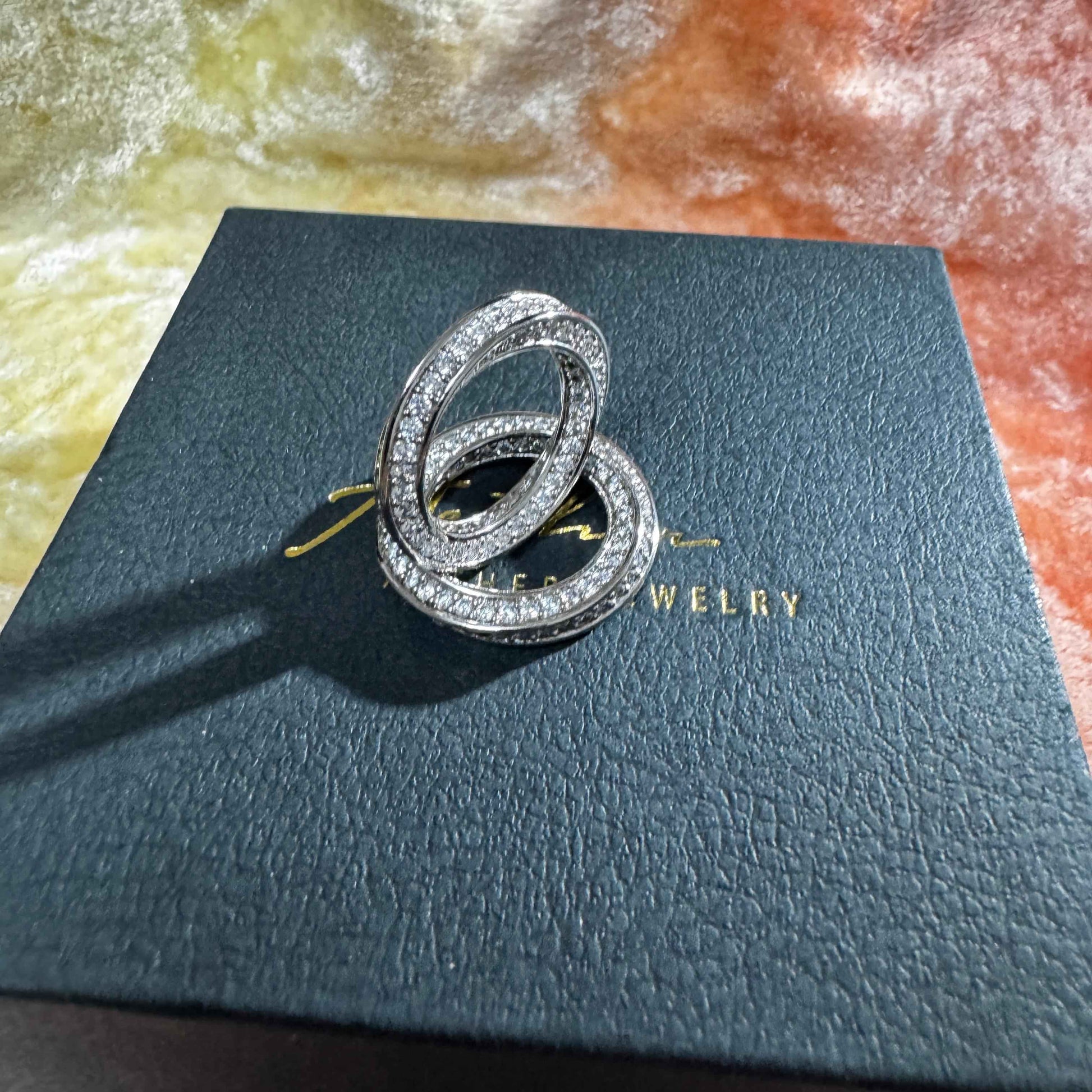 施華洛水晶烏比斯環滿鑽戒（合金）港碼14