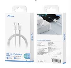 ZGA TYPE C TO TYPE C 100W  充電線 1米